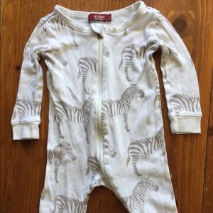Milkbarn Organic Zippered Sleeper 6-9mo